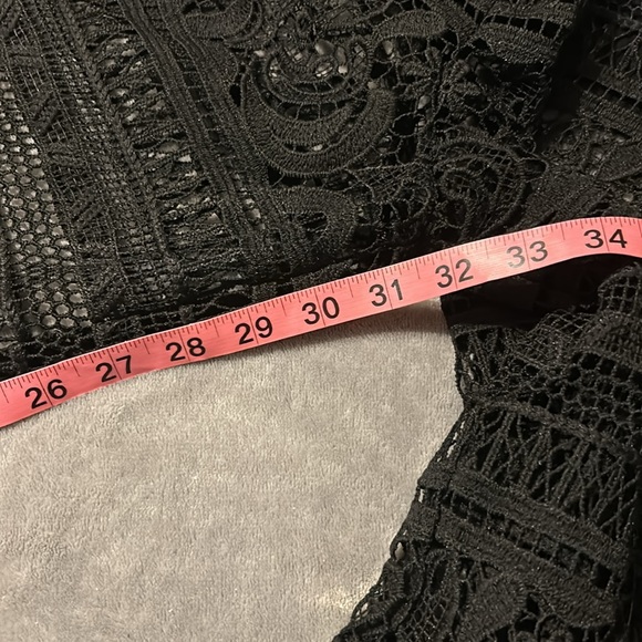 Anthropologie Wide Leg Sheer lace Trousers cover up pants - Picture 10 of 13